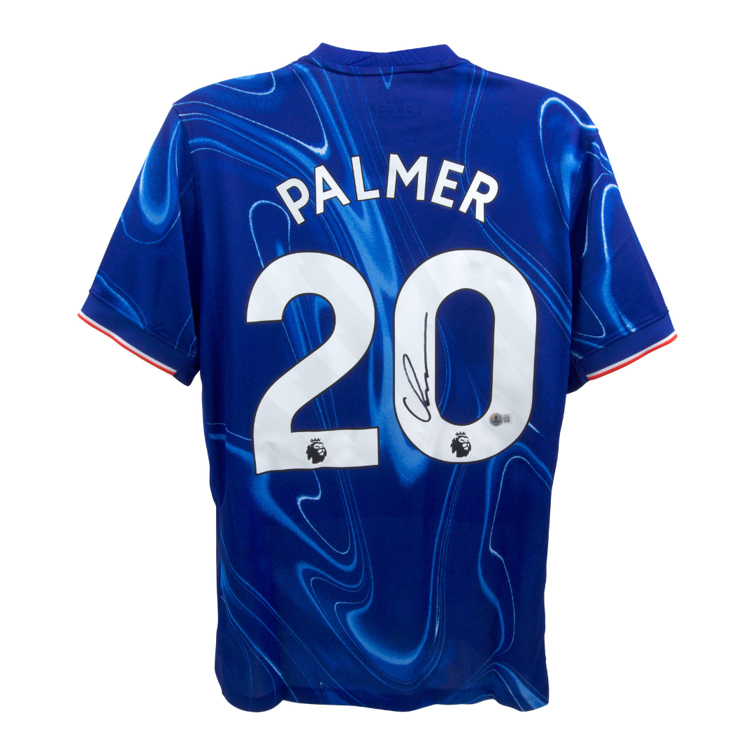Cole Palmer Signed Chelsea FC Home Soccer Jersey #20 with Beckett COA